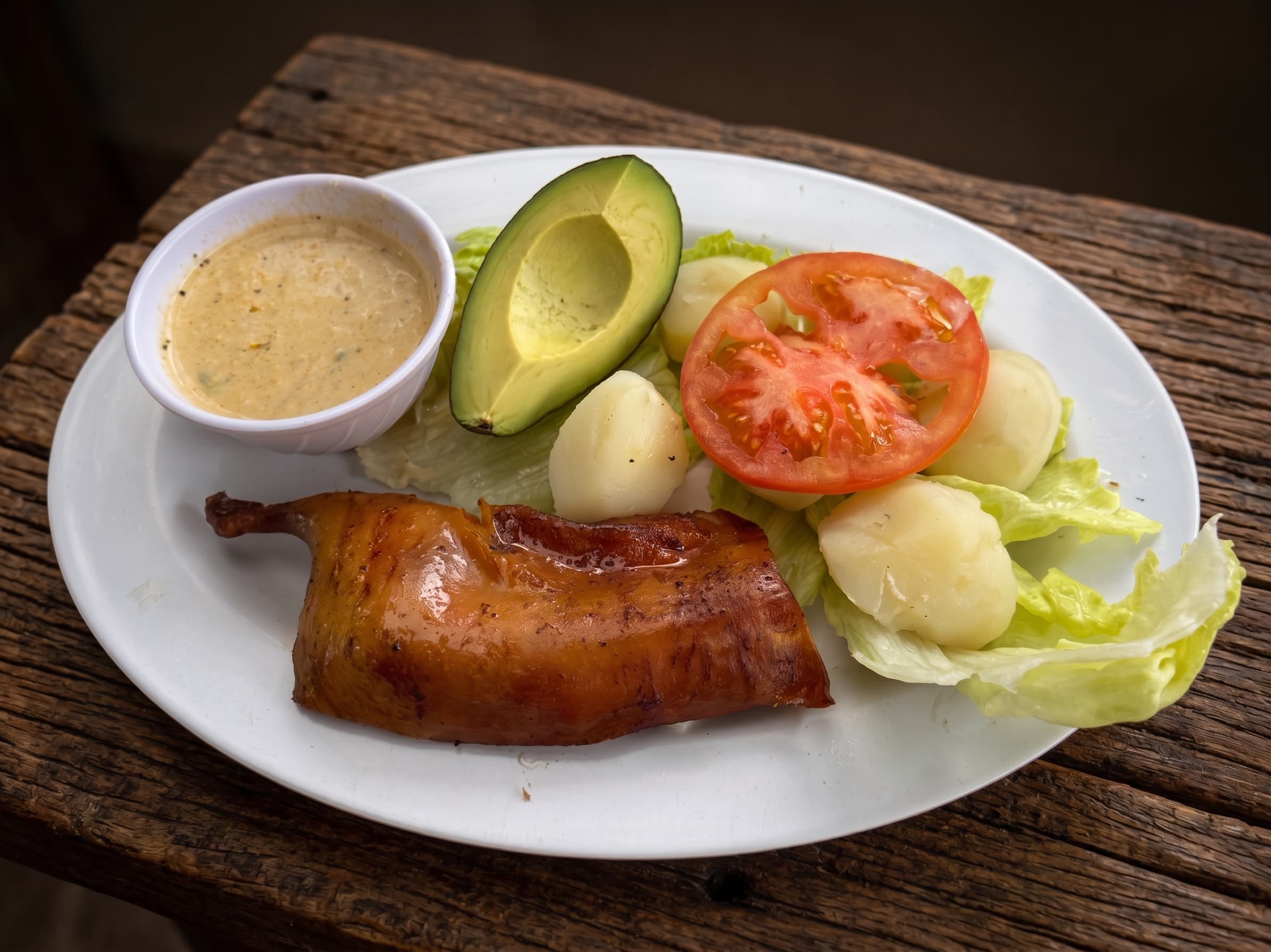 1/4 Cuy asado